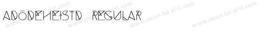 adodeheistd regular字体转换